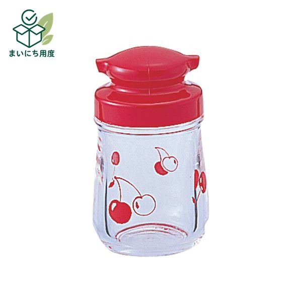 【60セット】 レトロ調 醤油差し/しょうゆ容器 【レッド】 6.4&times;11.2cm さくらんぼ柄 『ブルーム』【代引不可】 詰め替え容器 醤油容器 ショウユ容器 ソイソース容器 キッチン用品 台所｜まいにち用度／備品と消耗品 37,603円