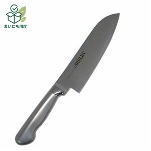 〔48個セット〕 三徳包丁 刃渡り 16.5cm ステンレス 食洗機対応 シェルビー 調理器具 料理道具 キッチン 台所 店舗 切れ味抜群のステンレス鋼 錆びにくい 万能型 キッチンナイフ キッチンツール｜まいにち用度／備品と消耗品