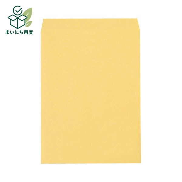 (まとめ) TANOSEE R40クラフト封筒 角0 85g／m2 1パック（100枚） 【&times;10セット】 ノート ふせん 紙製品｜まいにち用度／備品と消耗品