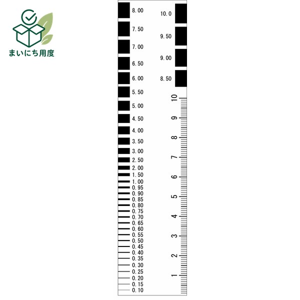 (まとめ)マイゾックス クラックスケール/測定工具 35×150mm CRKS-3 219272 ブラック(黒) 〔業務用/プロ向け/DIY/日曜大工〕【×20セット】 コンクリート ツール|まいにち用度/備品と消耗品