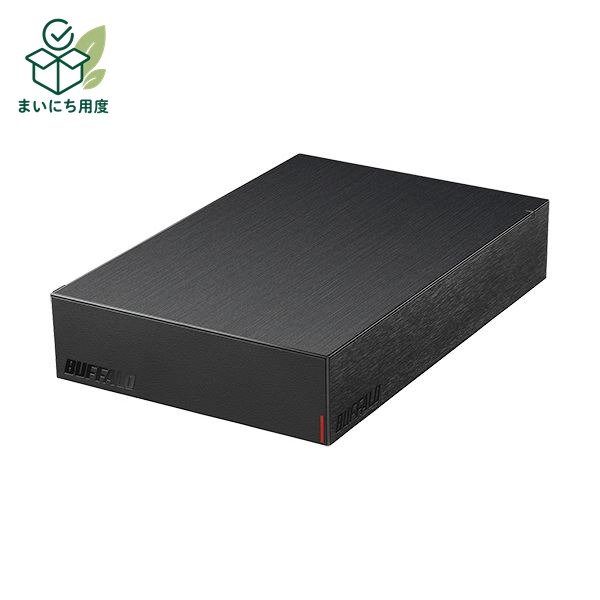 バッファロー ドライブステーションUSB3.2(Gen1)対応外付けHDD 4TB ブラック HD-LE4U3-BB 1台|まいにち用度/備品と消耗品