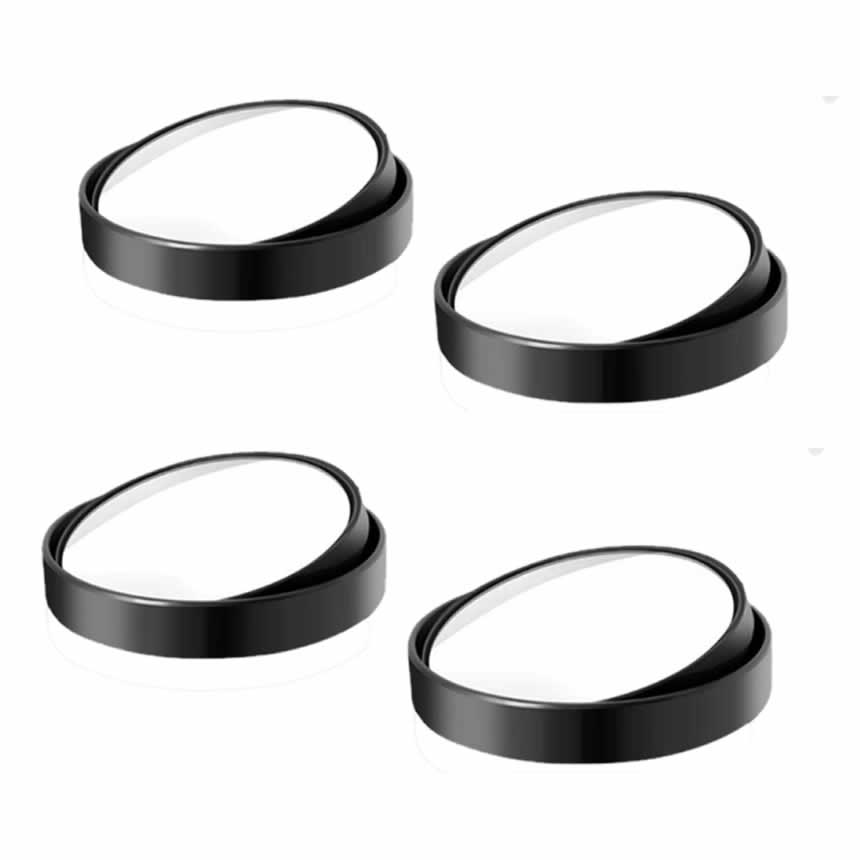 楽天市場 送料無料 360 角度調整自由自在車用補助ミラー 4個セット高解像度 バックミラー サイドミラー 補助ミラー 安全運転バックミラー 後方確認 事故防止4 Hojomirb Shop Kurano