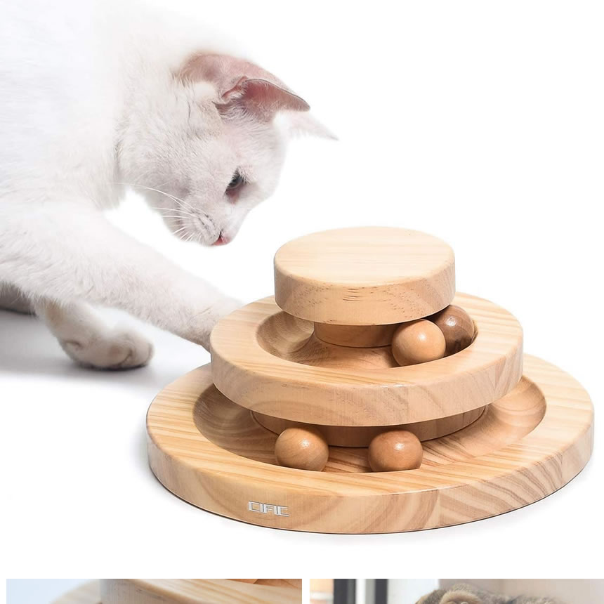 猫おもちゃ　ボール　ぐるぐるタワー