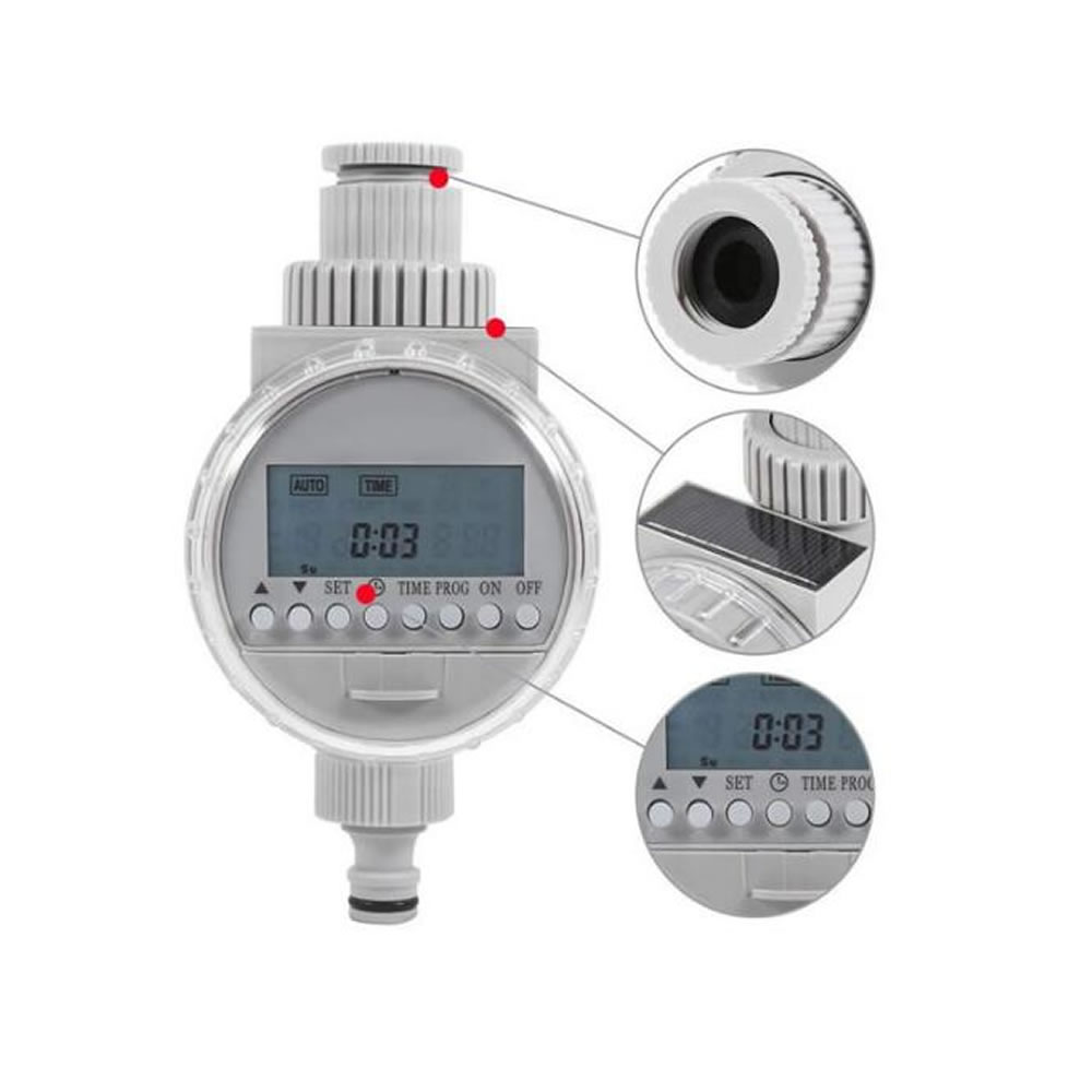 楽天市場 散水王 タイマー設定 自動 水やり 電子制御 蛇口 水やり 散水 簡単 ソーラー 太陽光 充電式 Diy ガーデン 庭 植物 花 留守 旅行 Sansuiou Lavett