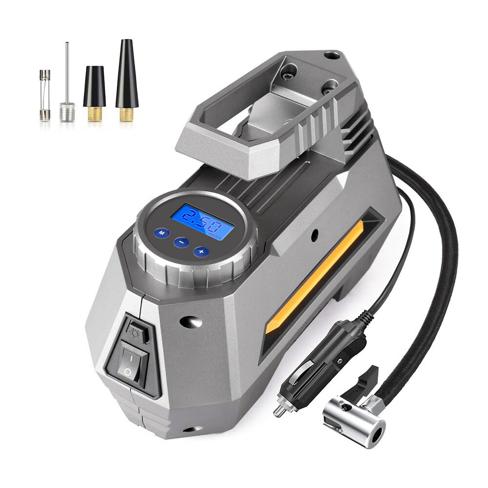 楽天市場 アストロキング 車用空気入れ エアコンプレッサー 電動ポンプ Dc12v シガーソケット 静音 Ledライト Astking Lavett