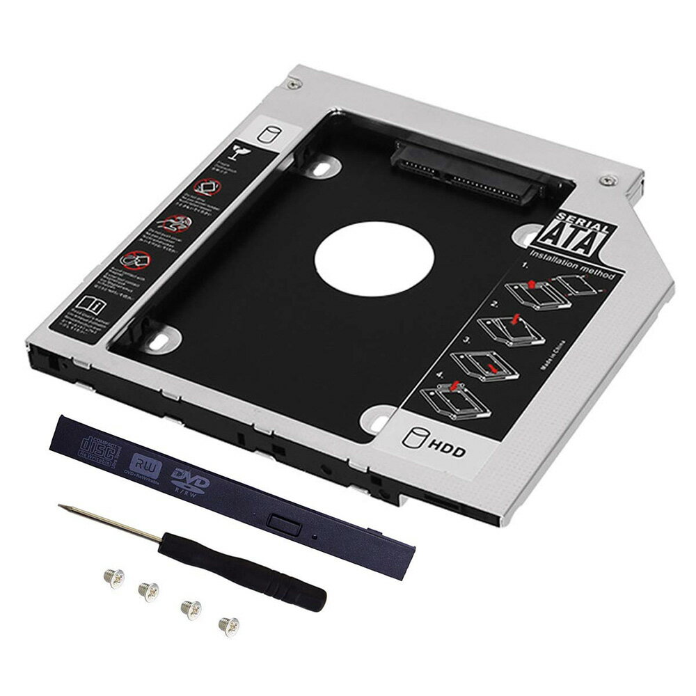 楽天市場 12 7mm 9 5mm ノートパソコン ノートpc ドライブ マウンタ セカンド 2 5インチ Sata Hdd Ssd マウンタ Cd Dvd Cd Rom Hdd Caddy Npc Tecc 25mount メール便発送 Pcbox78楽天市場店
