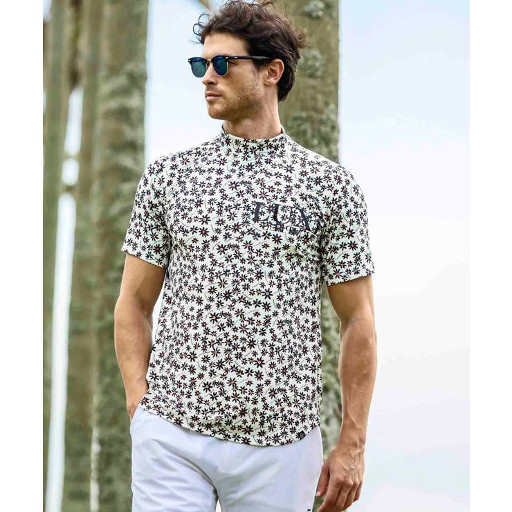 楽天市場】HERG1 ゴルフ エルグワン BACK PRINT COOL MOCK NECK バック