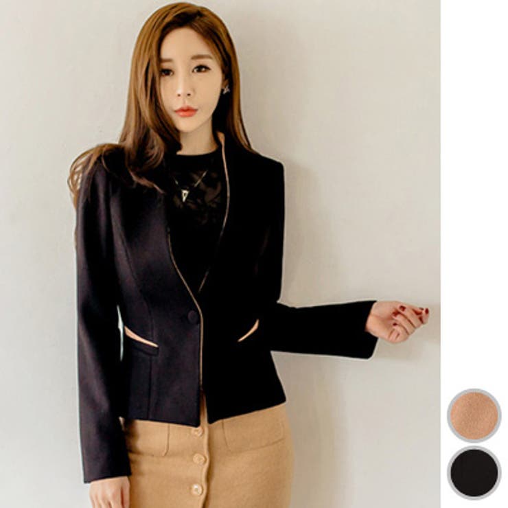【10％OFFクーポン券！6/11(木)1:59まで】KawaiCat 【jk19798】上衣 レディース 否色つや上衣 一名取り草 羊毛混 メルトン テーラードジャケットフォーマルシンプル 秋 冬 アウター(厚地の外套・上衣など)