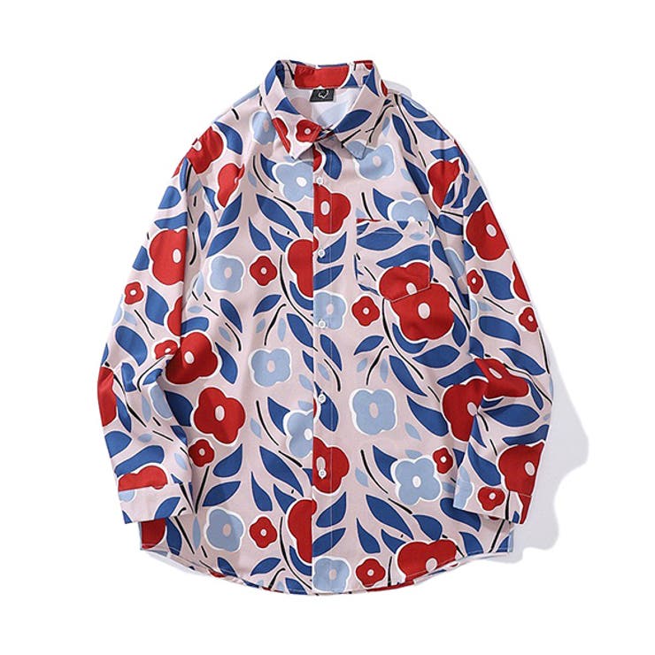 楽天市場】柄シャツ 花柄 フラワー 北欧 北欧風 モダン レトロモダン