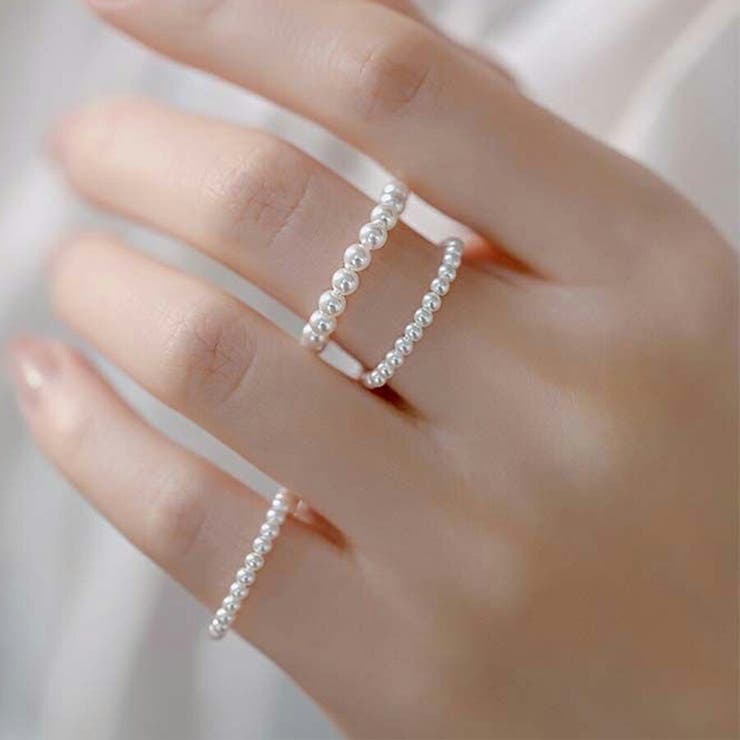 MISSOMA ビーズ スタッキング リング 指輪 関税込 オシャレ♪ Beaded Stacking Ring | Sterling Silver Rings | Missoma