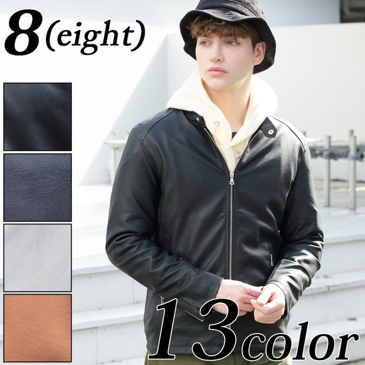 楽天市場】ライダースジャケット メンズ PUレザー新作 アウター バック