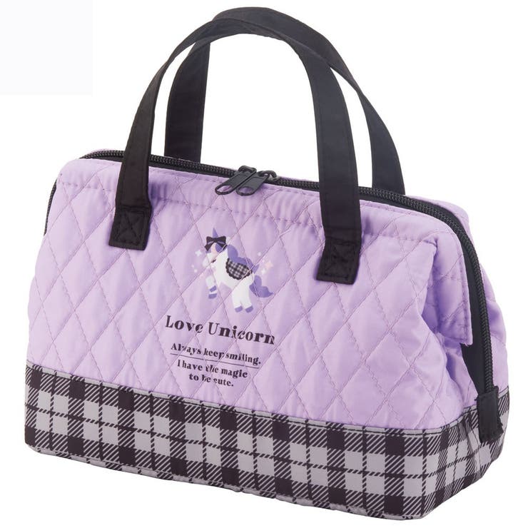 Skater ランチバッグ 保冷 保温 おしゃれ がま口 ランチトートバッグ お弁当かばん skater スケーター KGA1 ラブ ユニコーン かわいい 女の子 女子【大きめ ランチバック 弁当 大容量 保温バッグ 保冷バッグ キャラ】 食器・キッチン画像