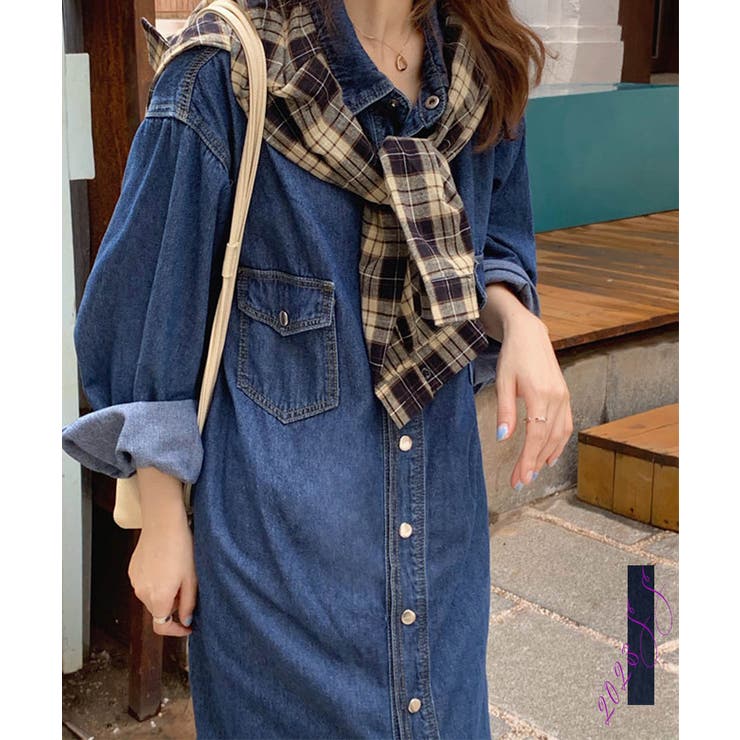 楽天市場】or slow オアスロウ 6oz デニム シャツワンピース 00-9560