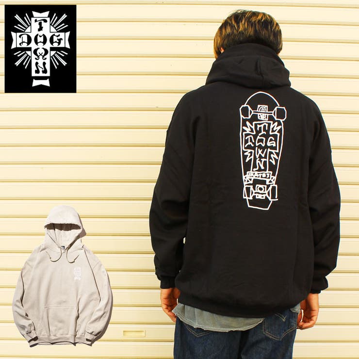 EYEDY DOGTOWN ドッグタウン GONZ2 HOODIE プルオーバーパーカー ブラック プリント 大きいサイズ メンズ 長袖 L XL 大きめ 長袖 8oz 裏起毛 デザイン プリント かっこいい おしゃれ 人気 安い ブランド ビッグサイ｜SHOPLIST