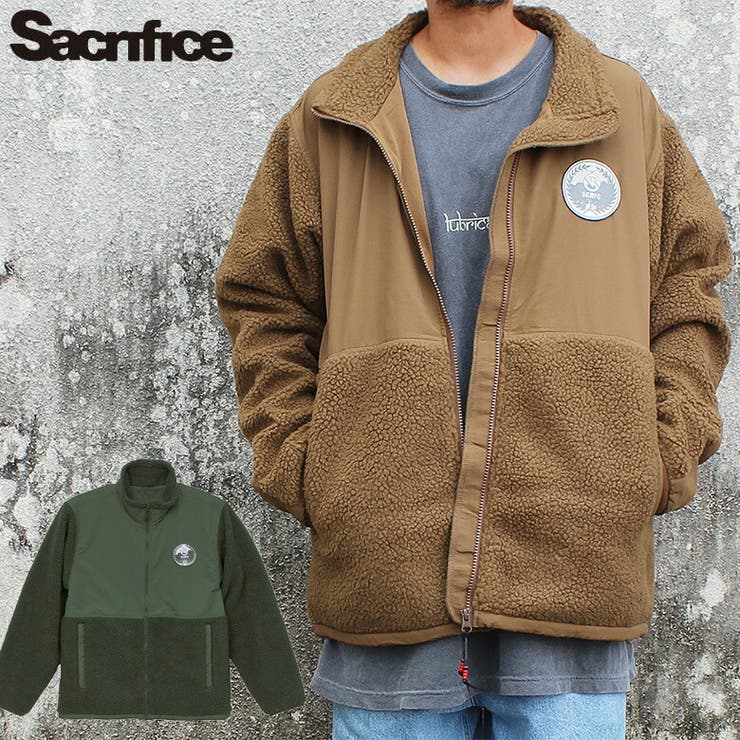 楽天市場】VISION ジャケット 切り替え ボアジャケット メンズ