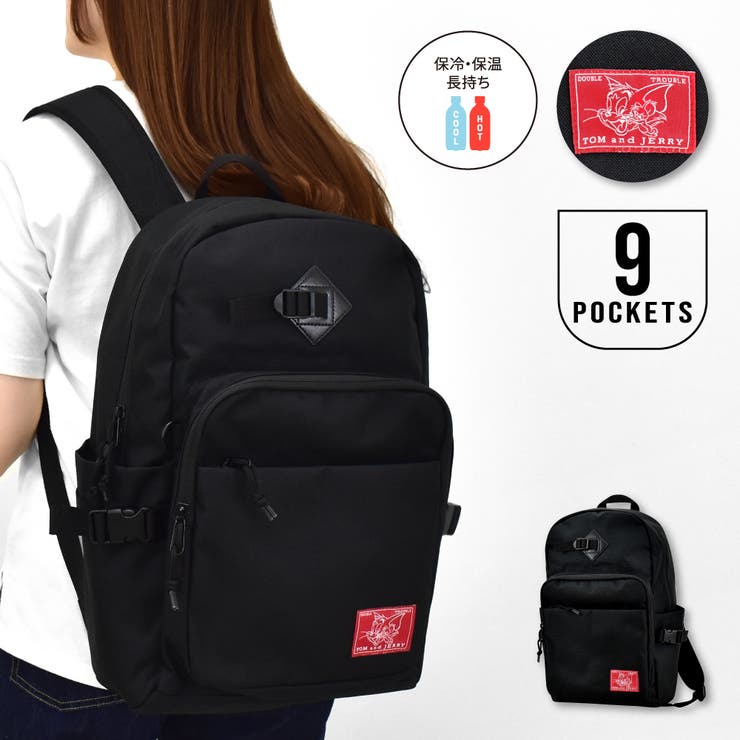 楽天市場】AVVENTURA トムとジェリー リュック ボックス型 スクエア 大