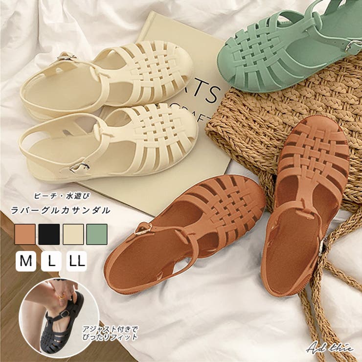 楽天市場】ビーチ・水遊び ラバー グルカ サンダル 靴 くつ 防水