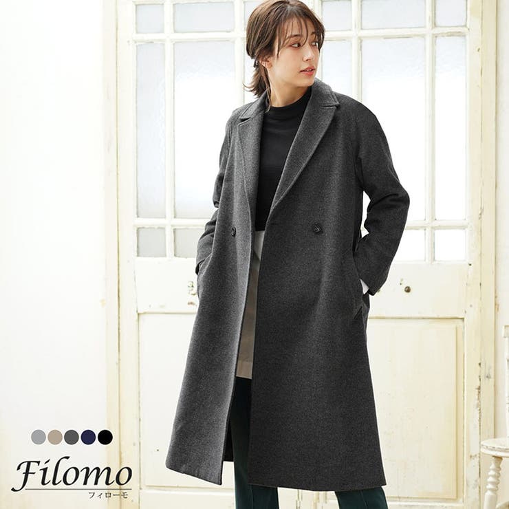 【10％OFFクーポン券！6/11(木)1:59まで】sankyo shokai ロング チェスターコート レディース カシミール 入り合わせる 羊毛 アウター ロング丈 卒式 卒園式 はいり込む式 入園式 卒はいり込む ゆったり 大いさ ラグラン 厚地の外套 秋冬 大きめ