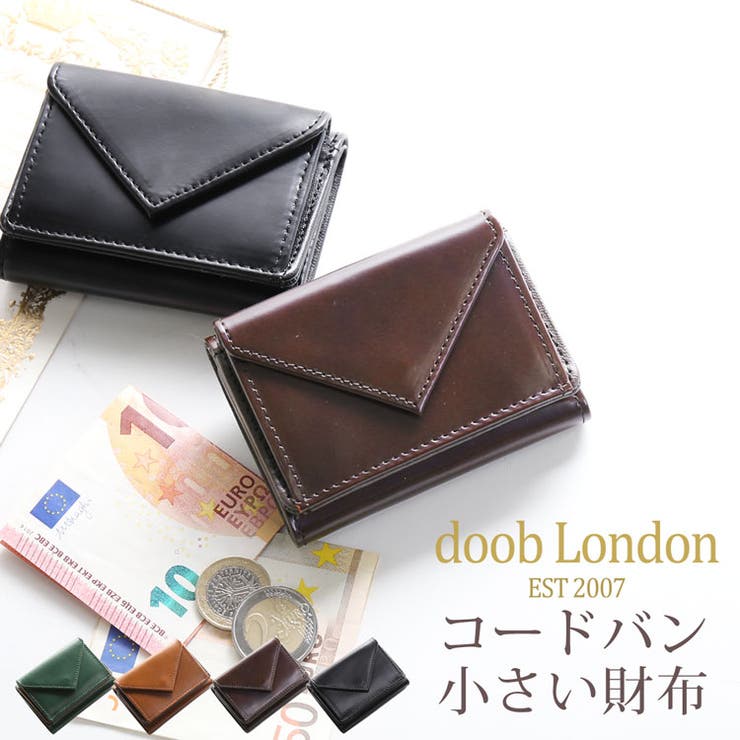 sankyo shokai  レディース ミニ札入れ 本革 doob London コードバン 三つ折り 現ナマ受け答え 本革 最低限度 弱められた札入れ 緑 緑であること 黒 黒いこと パウダーコンパクト札入れ 馬革 ミニマリスト パウダーコンパクト札入れ 花以外 クリスマス 差し上げ物 プ レディース財布-財布・ケース