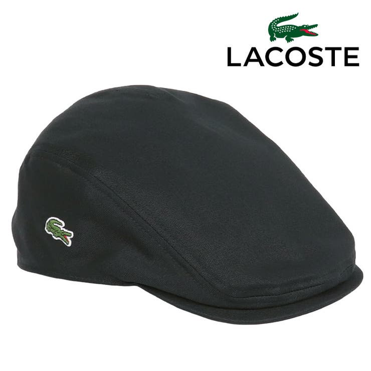 99HeadwearShop【WOMEN】 LACOSTE ラコステ ハンチング メンズ レディース ロゴタイプ ワンポイント ワニ ブランド名 かぶり笠 ゴルフ 流行り物 Hunting Flat Cap ユ