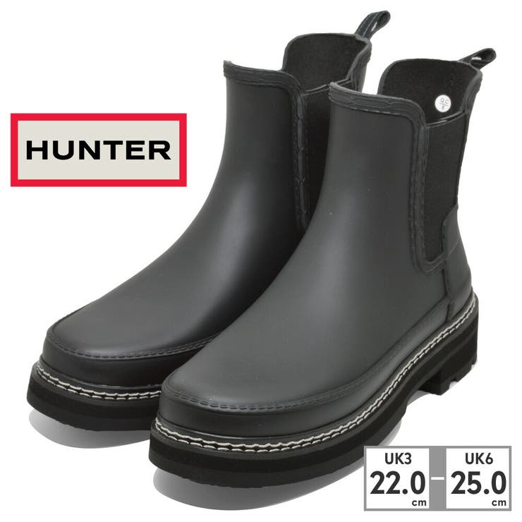 【10%OFFクーポン!7/26(日)1:59まで】つるや HUNTER リファインド スティッチ ディテール チェルシー ブーツ シューズ・靴|SHOPLIST