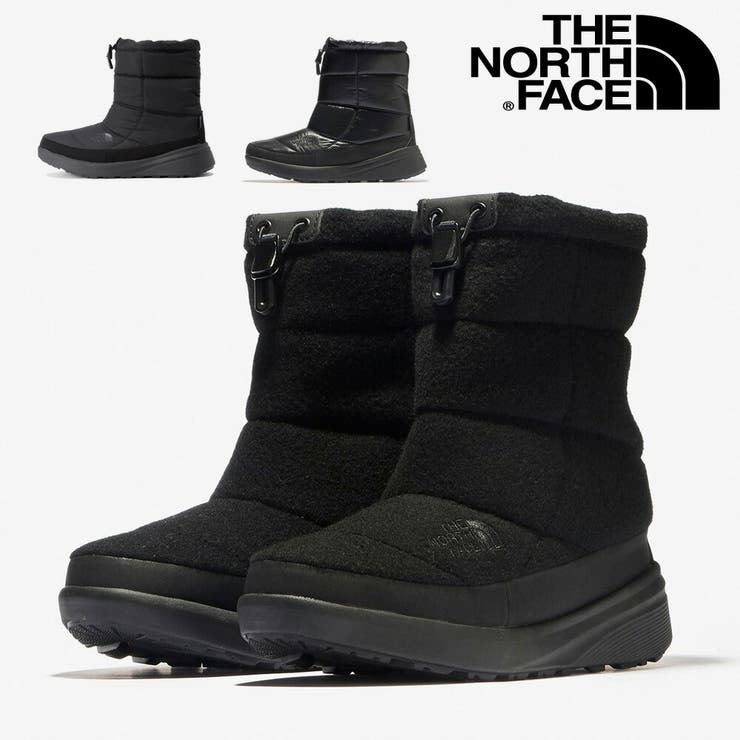 つるや ザ ノースフェイス スノーシューズ レディース ヌプシ ブーティ ウォータープルーフ VIII NFW52272 BK FK KK the north face  W Nuptse Bootie WP VIII 防水 保温 防寒 シューズ・靴