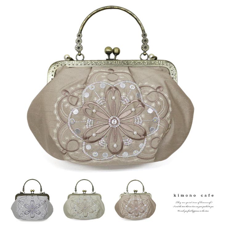 オルモル グローブドマリエ レア キセガラス ビーズパーティバッグ