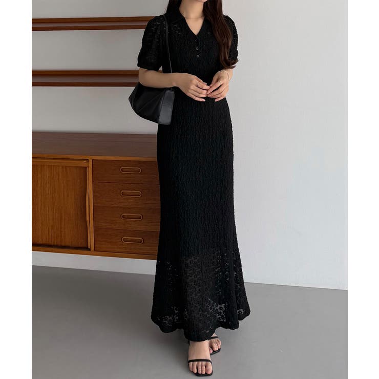 【10％OFF引き換え証！6/11(木)1:59まで】JUNOAH callautia カットレースポロワンピース（ペチワンピースセット） 衣裳・御召しもの