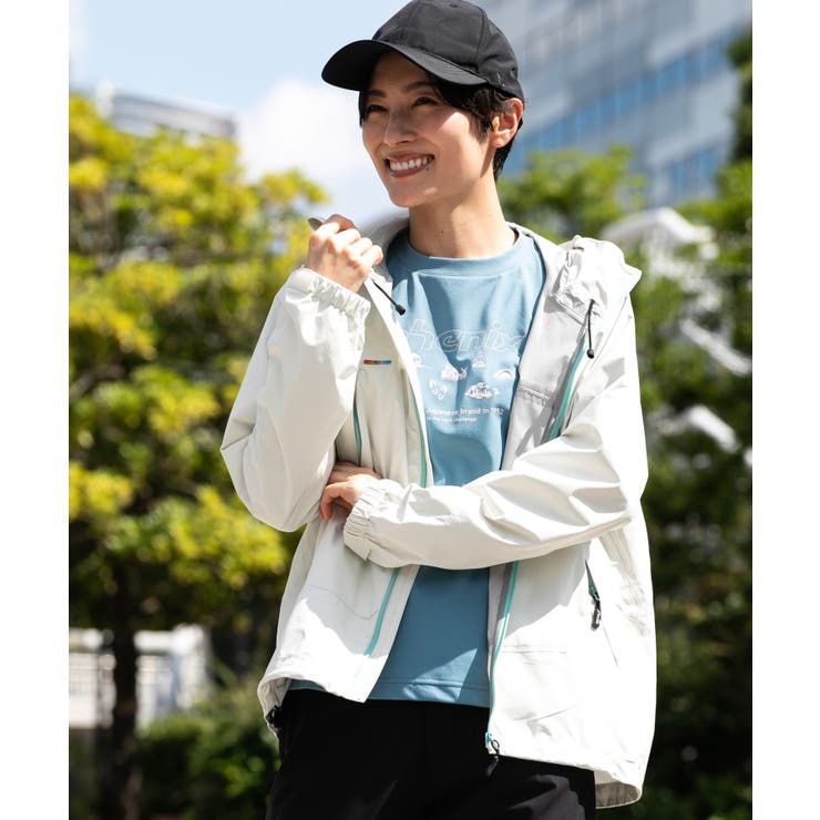 【10％OFFクーポン！7/26(日)1:59まで】SHIFFON phenix OUTDOOR フェニックスアウトドア DWR LIGHT MOUNTAIN PARKER DWR ライト マウンテンパーカー 撥水 耐水 ストレッチ 快適 レディース お｜SHOPLIST