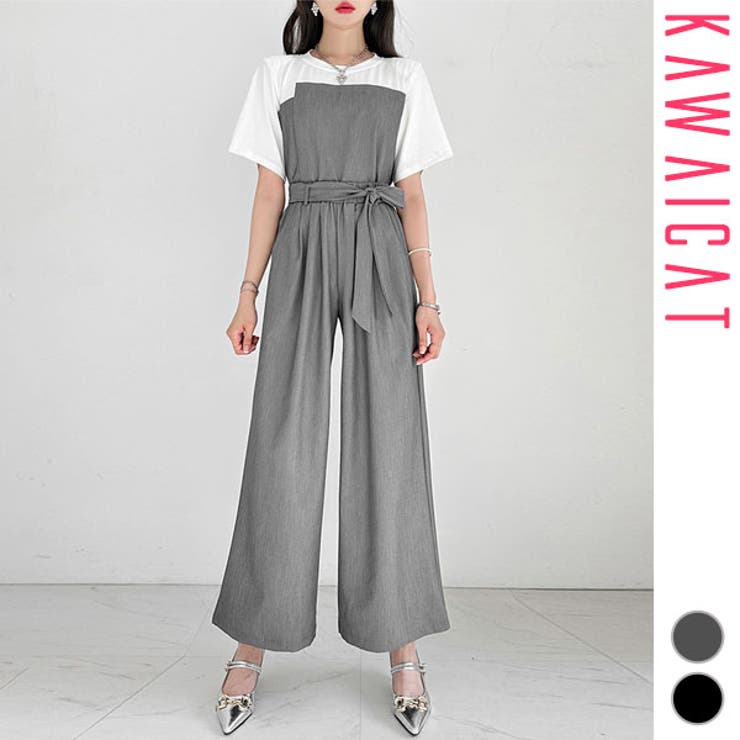 【10%OFFクーポン!7/26(日)1:59まで】KawaiCat セットアップ レディース ルームウェア 半袖 ロングパンツ ウエストゴム Tシャツ 上下セット 2点セット 春 夏 おしゃれ カジュアル 韓国 to28736 ワンピース・ドレス|SHOPLIST