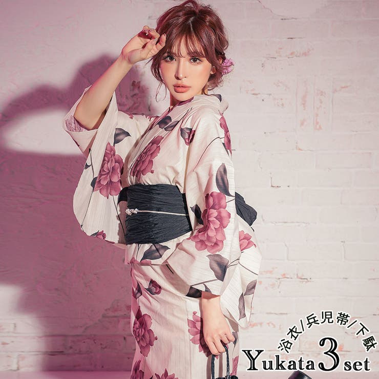 【10%OFFクーポン!7/26(日)1:59まで】Tika ヴィンテージフラワークラシカル浴衣2点セット 兵児帯 下駄 浴衣セット レディース浴衣 セクシー浴衣 妖艶浴衣 ベージュ ゆんころ Tika ティカ 浴衣・着物|SHOPLIST