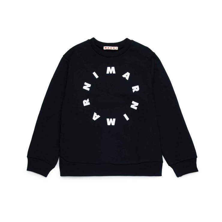 SHIFFON MARNI マルニ サークルブランドロゴスウェットプルオーバー 御坊っちゃん うしろ帯 赤ちゃん服 こども服 キッズ 今めかしい かっこいい 可愛らしい ブランド名 トップス