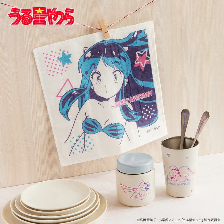 BACKYARD FAMILY うる星やつら 蚊帳生地ふきん 食器・キッチン用品画像