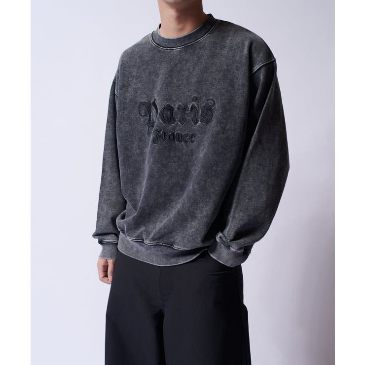 PAL GROUP OUTLET 【Lui's】ｴﾝﾌﾞﾛｲﾀﾞﾘｰﾛｺﾞﾐﾆ裏毛PO トップス｜SHOPLIST
