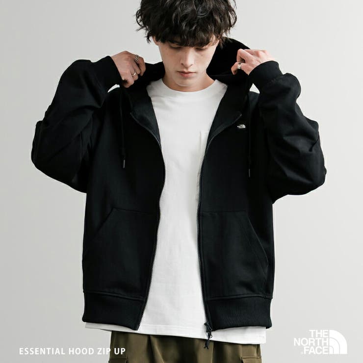 【10％OFFクーポン券！6/11(木)1:59まで】Rocky Monroe THENORTHFACE WHITELABEL パーカー 白いこと付け札 ザ・ノースフェイス 日本未詳しく述べる模範例 韓国 ESSENTIAL HOOD ZIP UP エッセンシャ