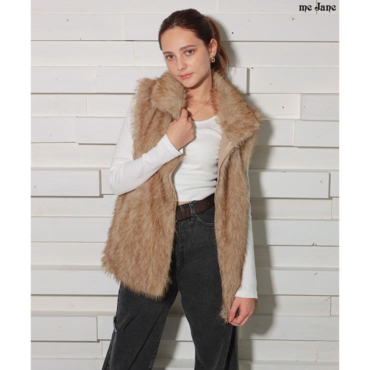 楽天市場】◇666トリプルシックスフェイクファーベストLEOPERD☆送料