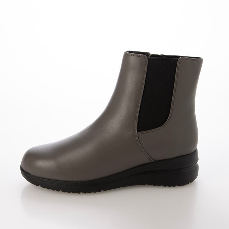 【10％OFFクーポン！7/26(日)1:59まで】Mode et Jacomo&times;ing 【3E】ヒールアップサイドゴアショートブーツ シューズ・靴｜SHOPLIST