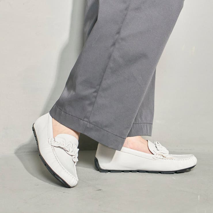【10％OFFクーポン！7/26(日)1:59まで】Mode et Jacomo&times;ing シャーリングモチーフ付きモカシューズ シューズ・靴｜SHOPLIST 11,587円