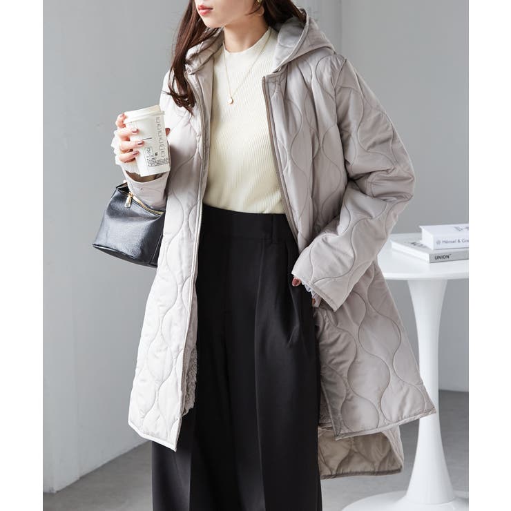 【10％OFFクーポン券！6/11(木)1:59まで】RANAN 3wayキルティング厚地の外套 アウター(厚地の外套・上衣など)