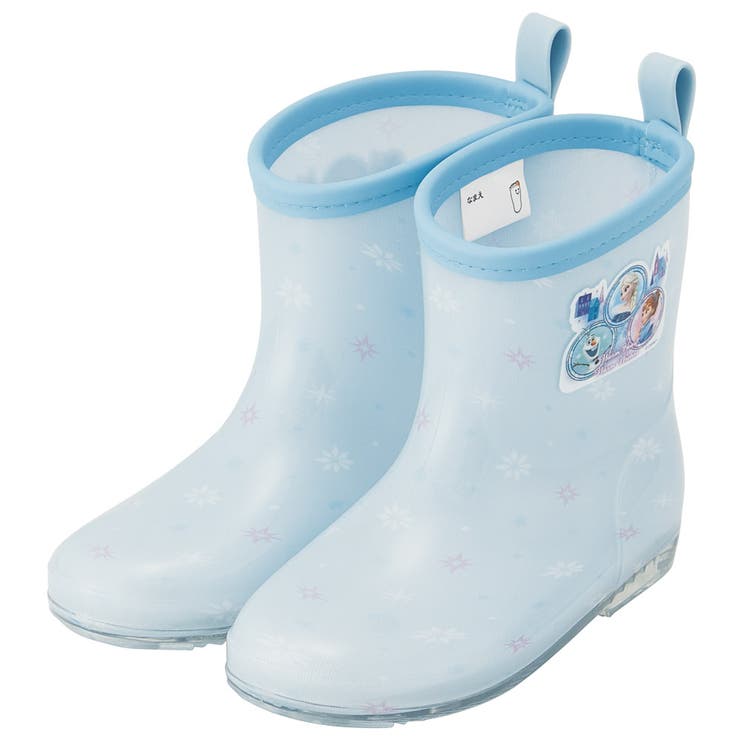Skater 長靴 キッズ 子供 18cm かわいい レインブーツ 歩きやすい 幼稚園 キャラクター skater スケーター RIBT18 アナと雪の女王 25年 アナ雪 ディズニー 女の子 女子【18センチ 18 保育園 子ども 幼児 反射テープ 雨画像