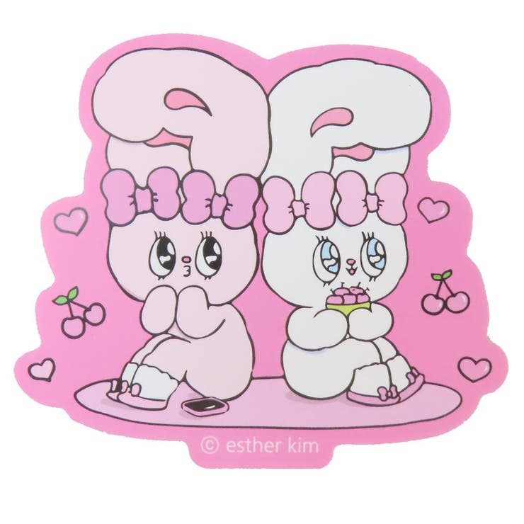 エスターバニー ステッカー シール デコ 6個セット Amazon.co.jp