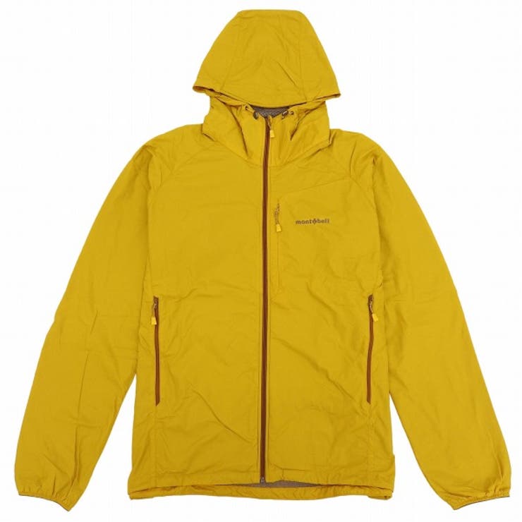 【10％OFFクーポン！5/7(木)9:59まで】Riverall mont-bell モンベル パーカー メンズ ウインドブレーカー アウター XL イエロー ライトシェルパーカ RXXL1106645YL mont-bell トップスRiveral