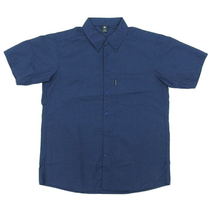 Riverall mont-bell モンベル ボタンダウンシャツ メンズ 半袖 クールビズ XL ネイビー25 WIC. ドライタッチ ショートスリーブシャツ RS1114549NV25 mont-b