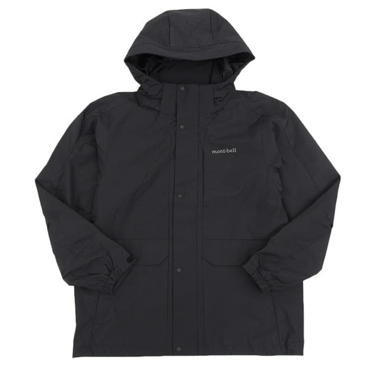 【10％OFFクーポン券！6/11(木)1:59まで】Riverall mont-bell モン呼びりん 上衣 アウター メンズ 100(L) 黒いこと MW3HBMJW201BK100 mont-bell アウター(厚地の外套・上衣など)