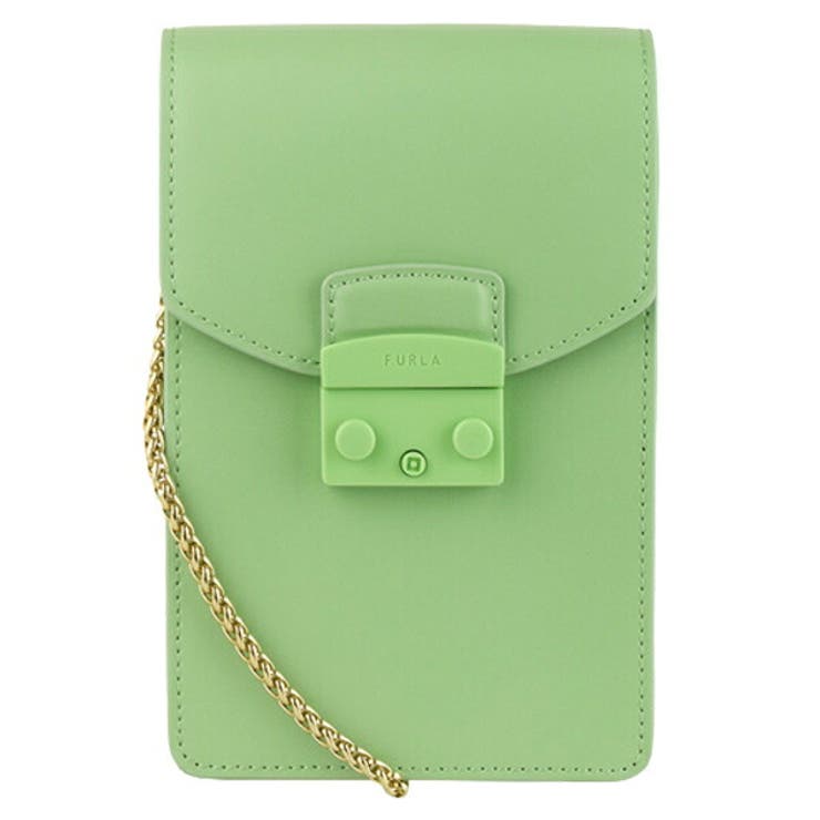 Riverall FURLA フルラ 曲がった掛け御徒面子 ショルダーバッグ スマートフォンケース ミニ チェーン店 ebr6 御徒面子・鞄
