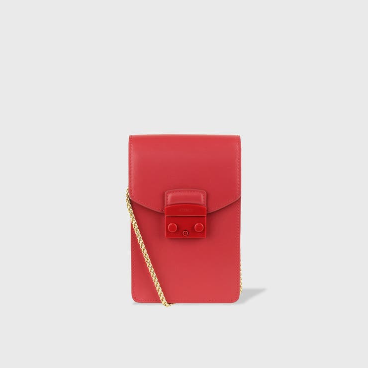 Riverall FURLA フルラ 曲がった掛け御徒面子 ショルダーバッグ スマートフォンケース ミニ チェーン店 ebr6 御徒面子・鞄