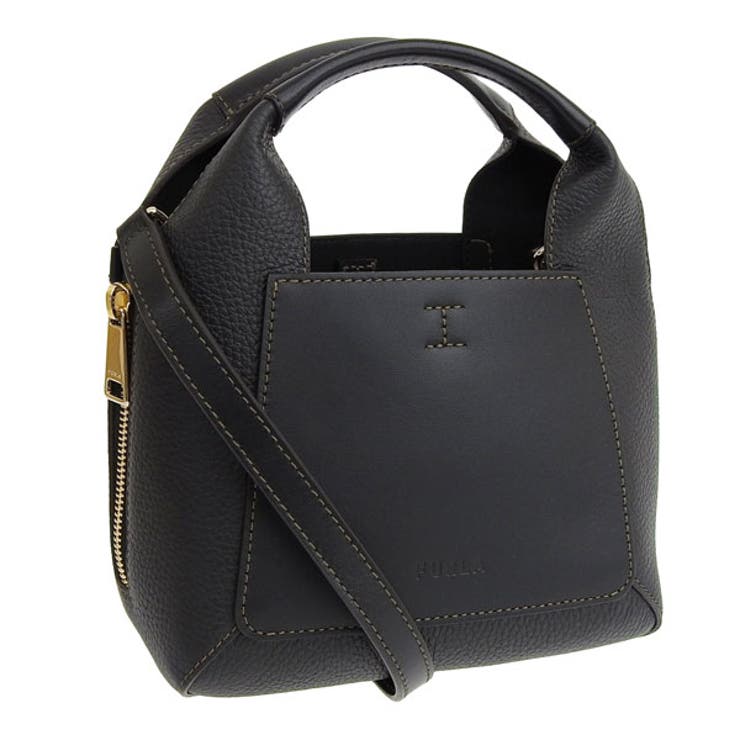 【10％OFF引き換え証！6/11(木)1:59まで】Riverall FURLA フルラ GILDA MINI TOTE 御徒面子 ショルダーバッグ 2way御徒面子 なめし革 黒いこと レディース wb00583bx0181 御徒面子・鞄