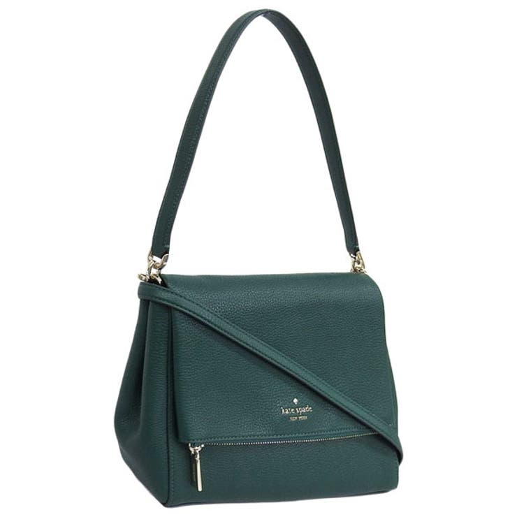 Riverall KATE SPADE ケイトスペード LEILA MEDIUM FLAP レイラ 並み並み 下げ翼 曲がったがけ ショルダーバッグ 御手々 御徒面子 2WAY なめし革 M大きさ 御徒面子・