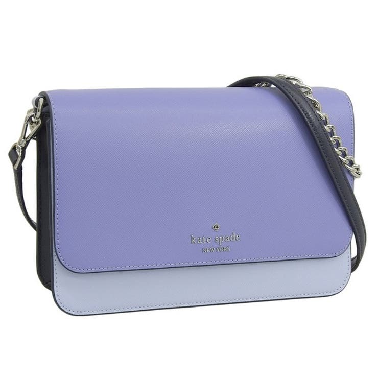 Riverall KATESPADE ケイトスペード 御徒面子 レディース ショルダーバッグ 逃げ道 なめし革 青色×パープル マディソン 下げ翼 差し交わす上半身 madison flap crssbdy KC623-403 KATE SPADE バ