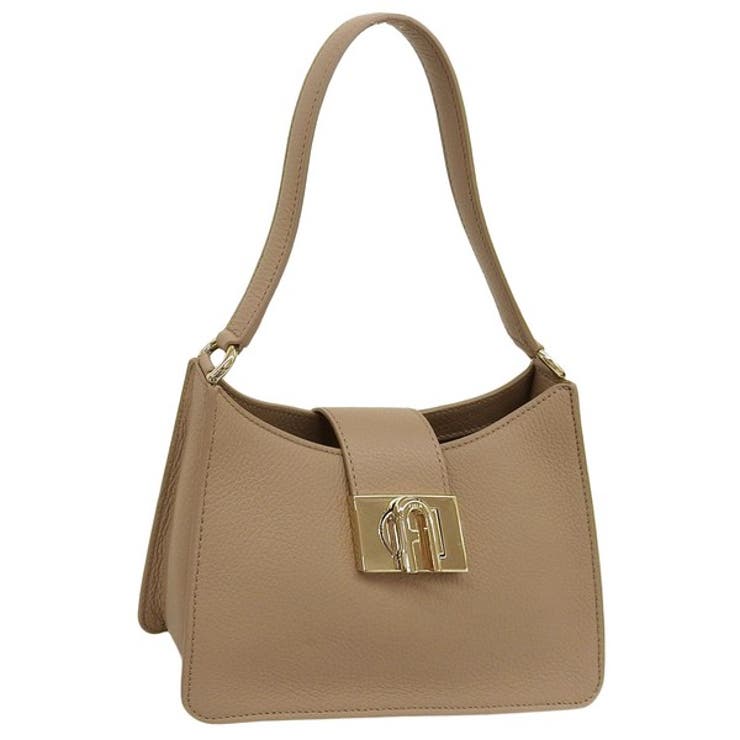 【10％OFFクーポン券！6/11(木)1:59まで】Riverall FURLA フルラ 御徒面子 レディース ハンドバック ショルダーバッグ なめし革 ベージュ 1927 S SHOULDER BAG SOFT WB01114HSF0001257S FUR